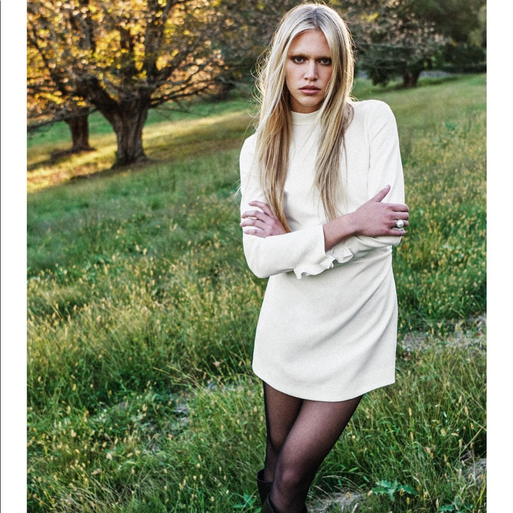 Zara white dress